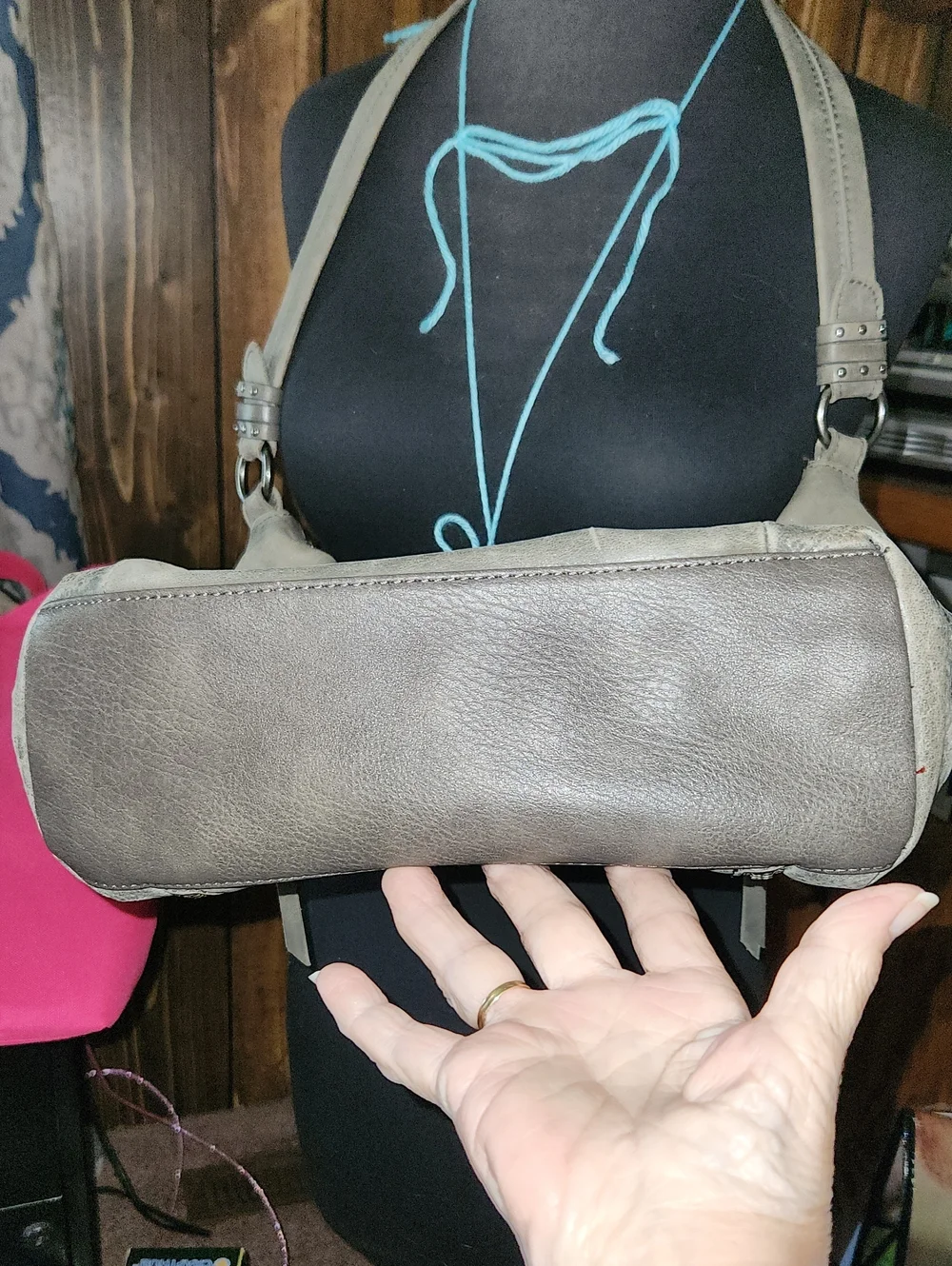 Vintage The Sak Leather Shoulder Bag